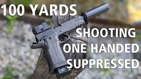 Suppressed 100 yard shots