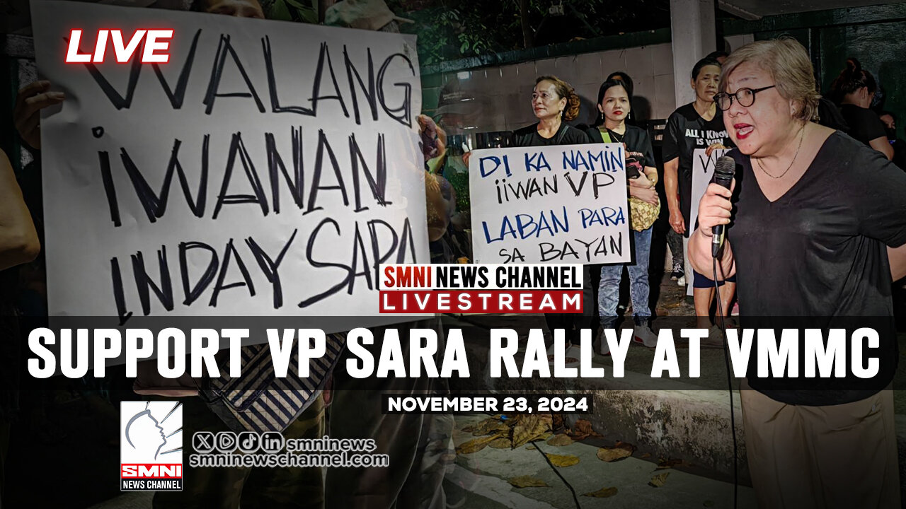 LIVE: Mga sumusuporta kay VP Inday Sara nagtipon-tipon sa Veterans Memorial Medical Center