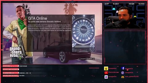 Jogatina GTA Online #1KCreator! #caosgames #asusbrasilrog #texasenergy #saratem