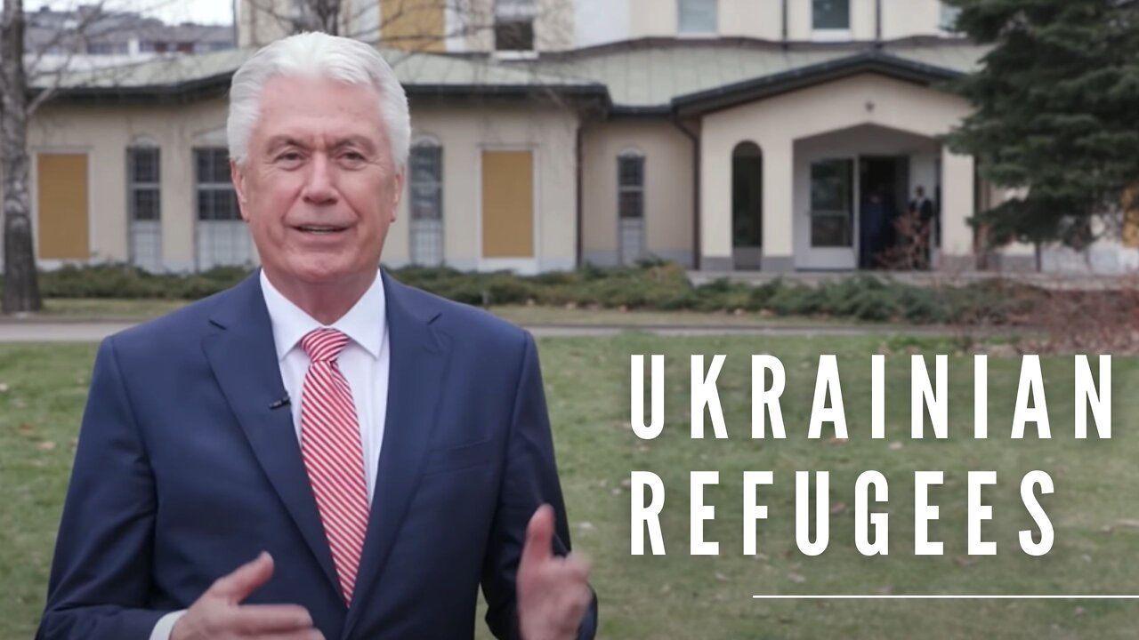 Elder Uchtdorf With Ukrainian Refugees