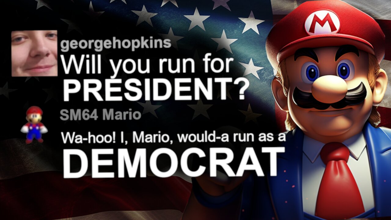 Mario Runs for President... (AI Conversations)