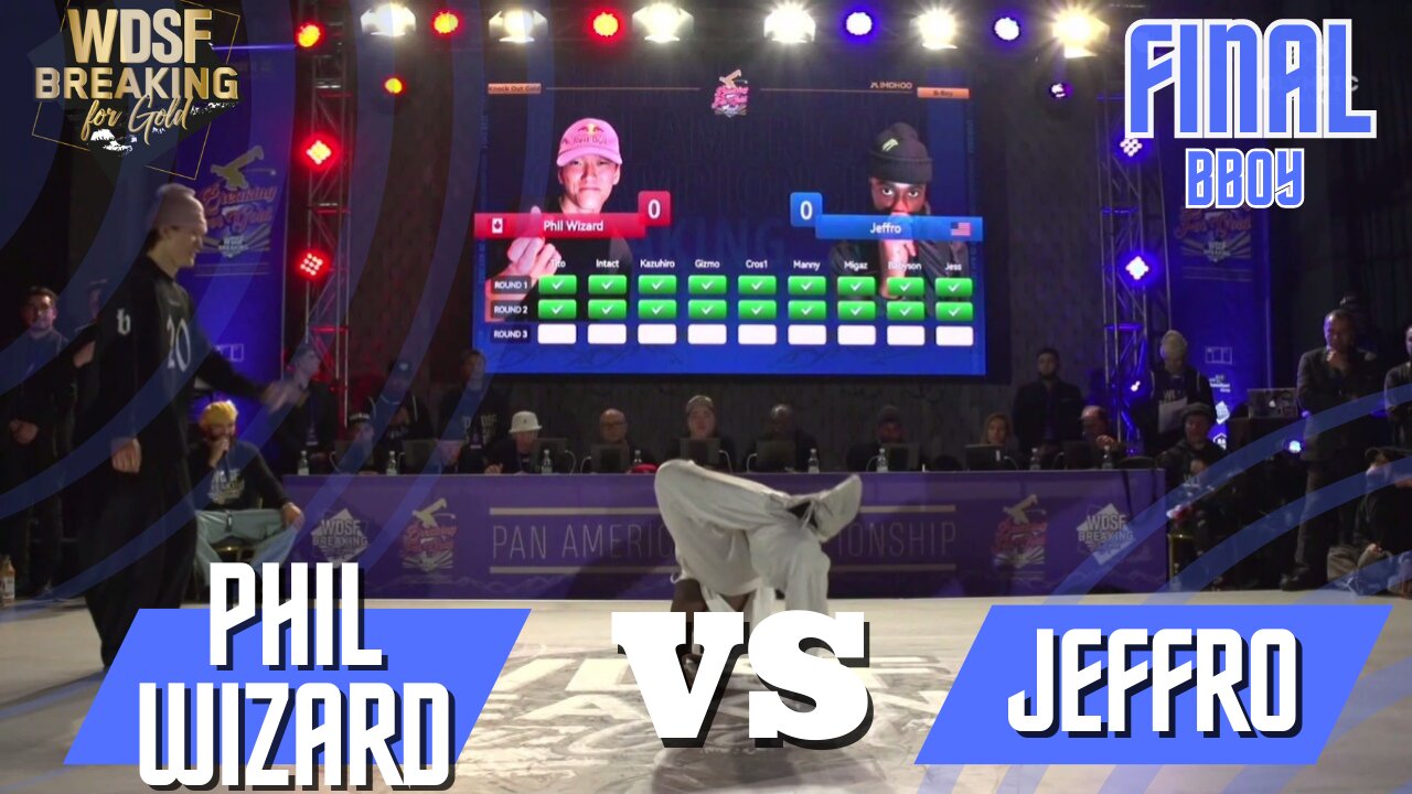 BBOY PHIL WIZARD VS BBOY JEFFRO | FINAL | WDSF PAN AMERICAN BREAKING CHILE 2023