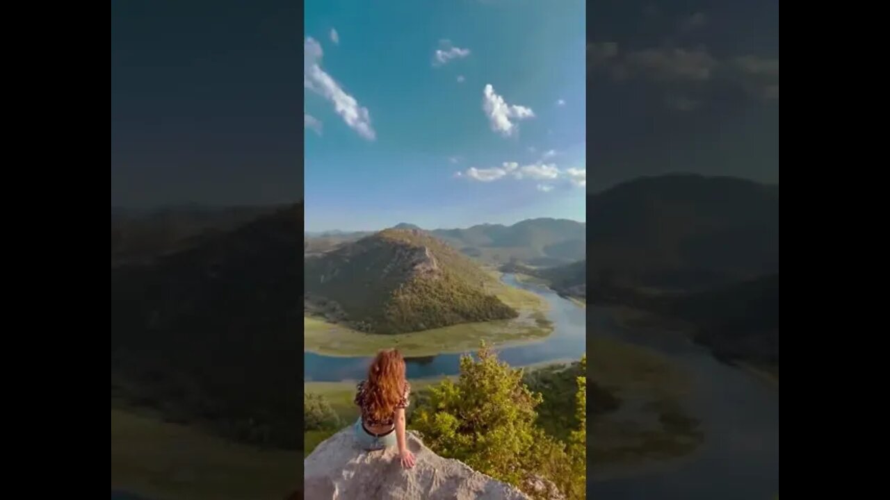 Amazing viewpoint at Montenegro