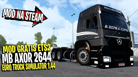 ▶️SAIU MERCEDES AXOR 2644 NA STEAM EURO TRUCK SIMULATOR 2 1.44