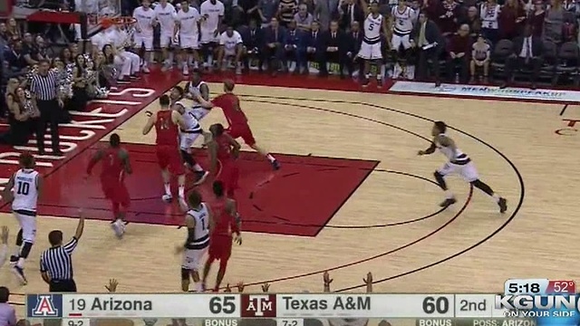Arizona takes down Aggies in Houston