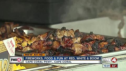 Fireworks, food and fun and Red, White & Boom