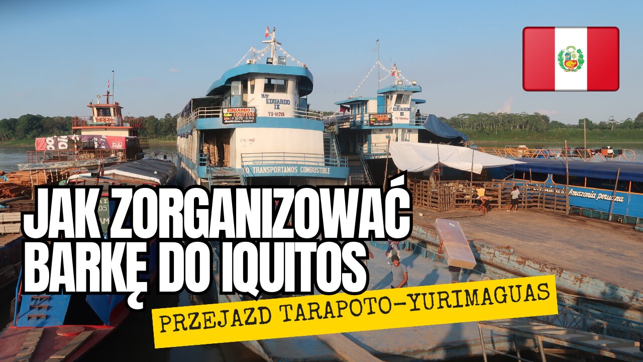 Ostatni dzień w Tarapoto i jak ogarnęłam barkę ⛴do Iquitos⏐PERU🇵🇪 w 2023