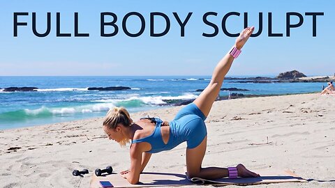 30 Min Full Body Pilates Sculpt // Home Workout, Low Impact