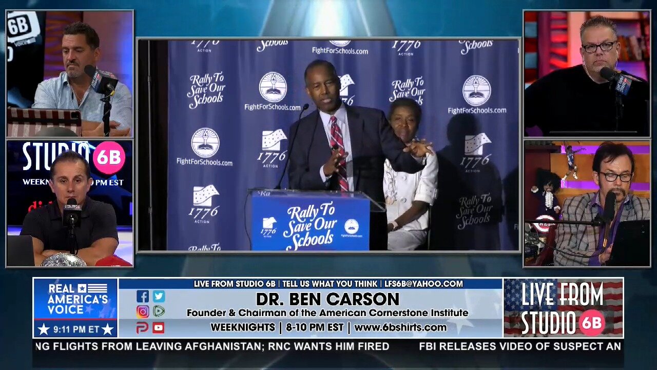 Dr. Ben Carson gives a Black History lesson from the streets of Washington, DC