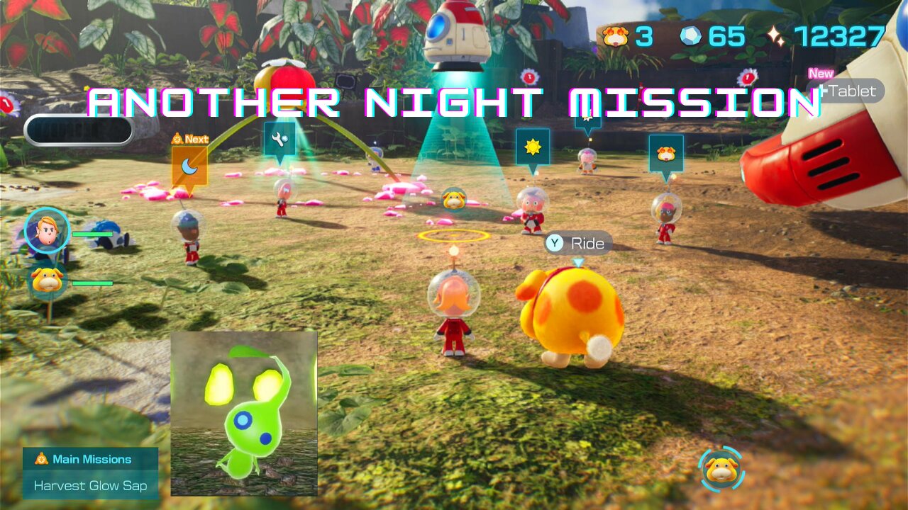 Pikmin 4 it's a night mission