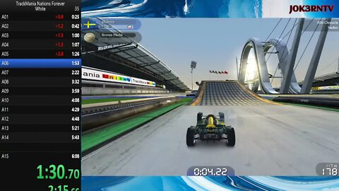 Second PB of the day on Trackmania Nations Forever!