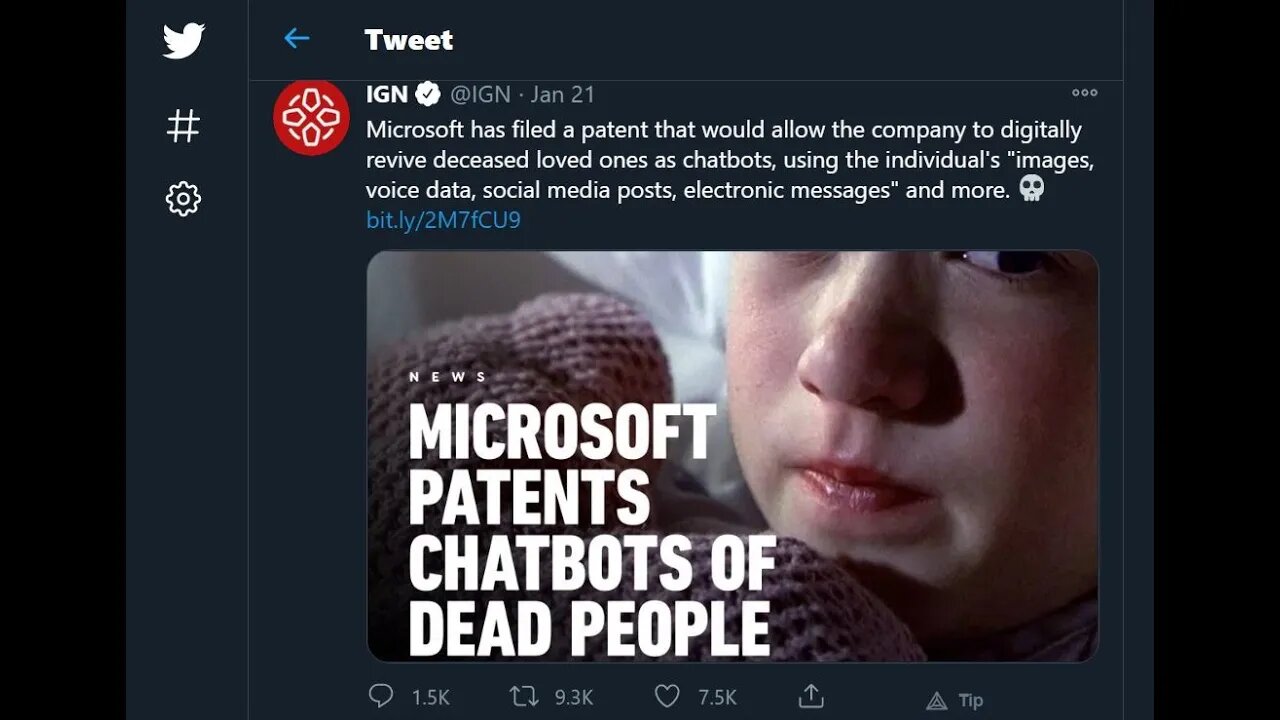 Real-life Dystopia? Microsoft’s Plans To Reanimate Dead As Chatbots !!!! What Could Go Wrong?