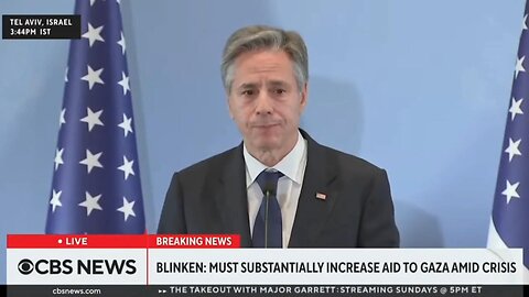 AFP reporter asked Blinken about their office in Gaza being bombed by Israelis