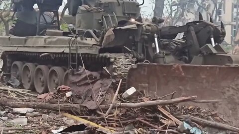 Russian Sappers Carrying Out Demining Operations In Azovstal, Mariupol