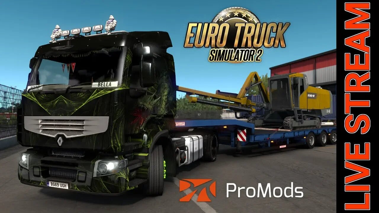 Trucking on Peppermint Linux + ProMods LIVE #2