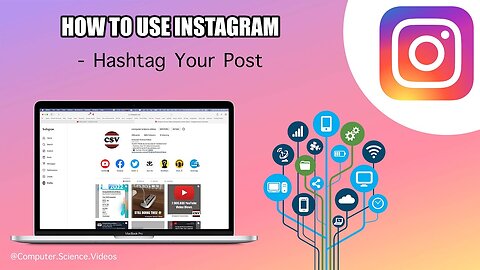 How To HASH-TAG Your Instagram Video the Correct Way On a Computer - Tutorial 13 | New