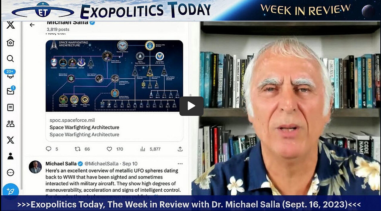 Exopolitics Today Week in Review with Dr Michael Salla – Sept 16, 2023