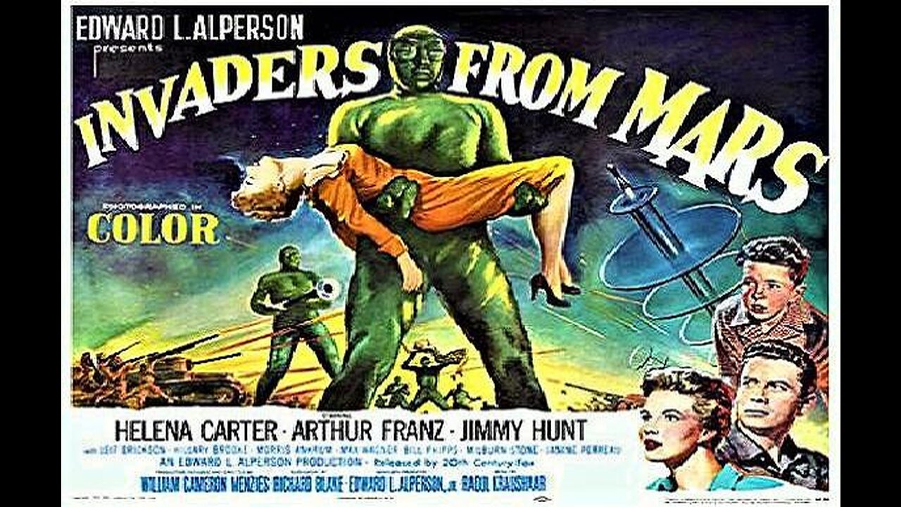 INVADERS FROM MARS 1953 Original Sci-Fi Shocker Monstrous Aliens Invade Earth Trailer (Restored Movie in HD)