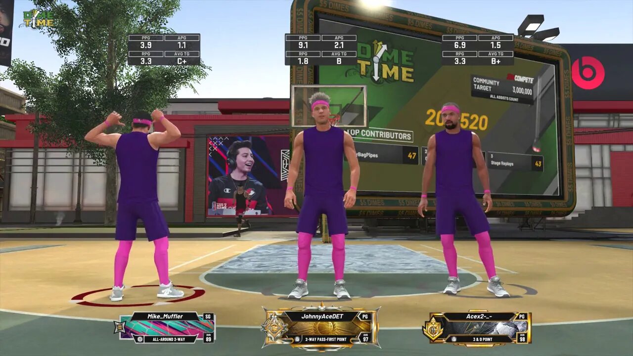 Game Winner with Acex2-_- & JohnnyAceDET #2k20 #2kCommunity #Teamwork #DimeTime