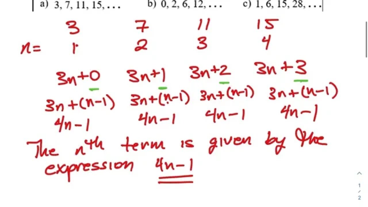 FOM 11 CC U1 Sequences