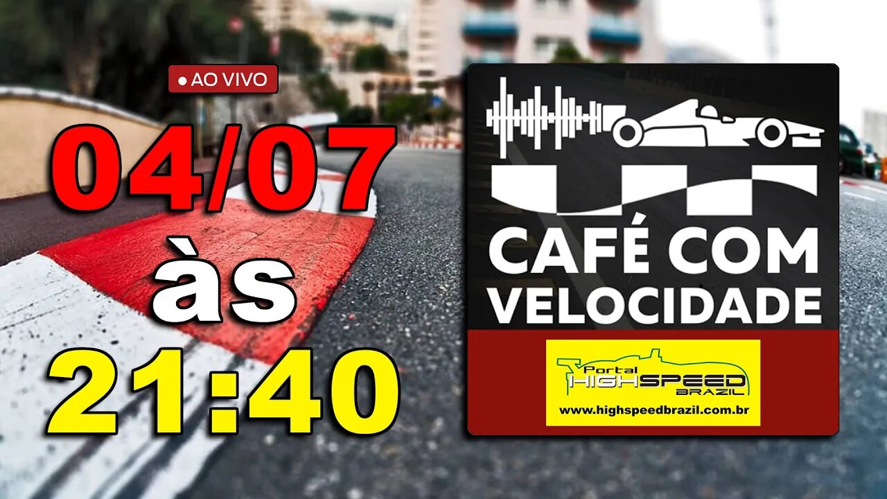 CAFÉ COM VELOCIDADE | GP da Grã-Bretanha e o dia em que a Fórmula 1 brilhou | Ao Vivo