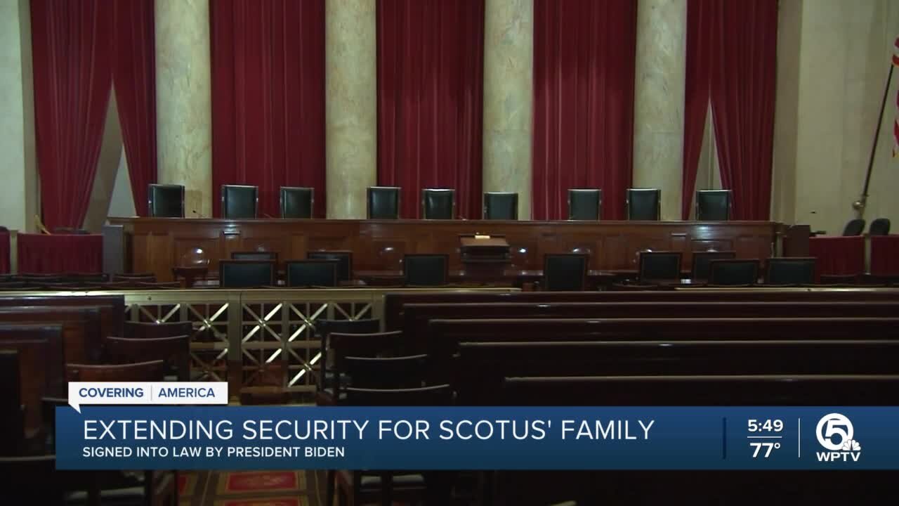 Family members of Supreme Court justices get more security ahead of abortion ruling