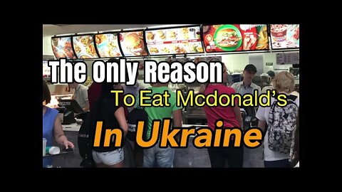 UKRAINE Eating McDonald's in Kyiv