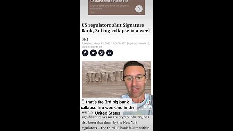 US Regulators Shut Signature Bank...True or Psy Op?