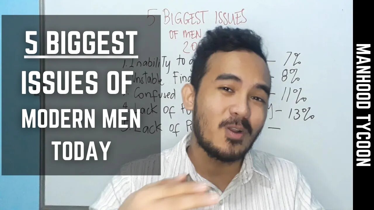 [FILIPINO REDPILL] 5 BIGGEST ISSUES MEN ARE FACING TODAY