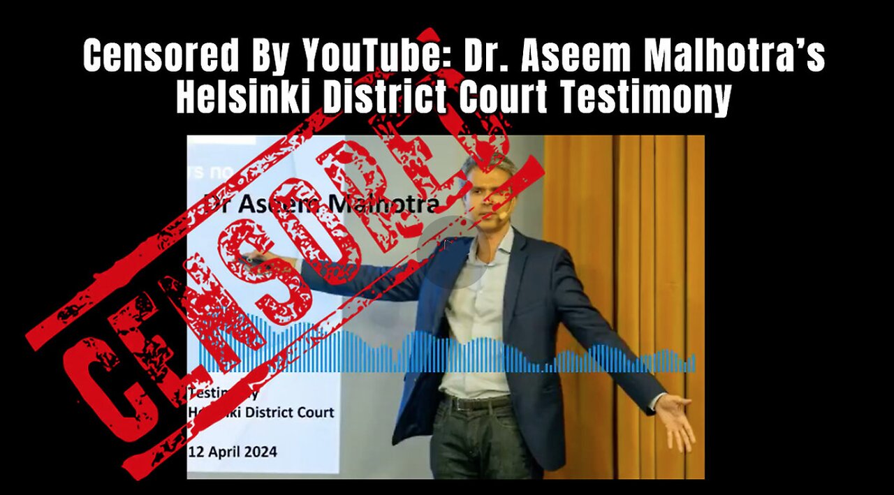 Censored By YouTube: Dr. Aseem Malhorta’s EXPLOSIVE Court Testimony on COVID “Vaccines