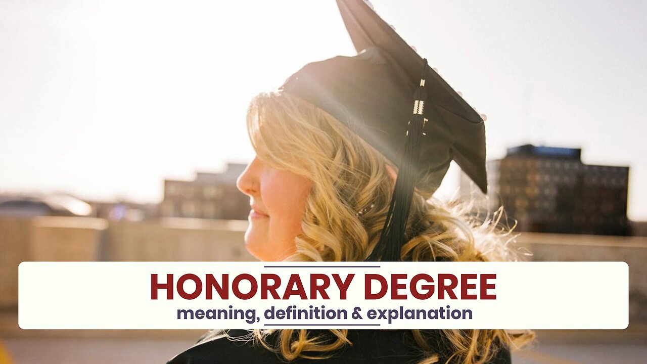 What is HONORARY DEGREE?