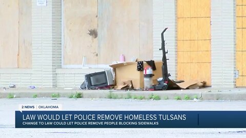 Law Would Let Police Remove Homeless Tulsans