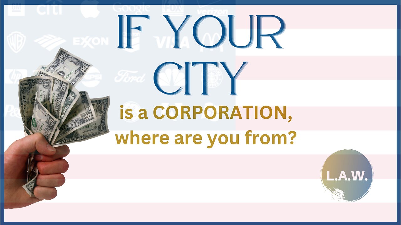 If your CITY is a CORPORATION, where are you from?