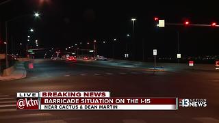 Standoff on I-15 near Cactus