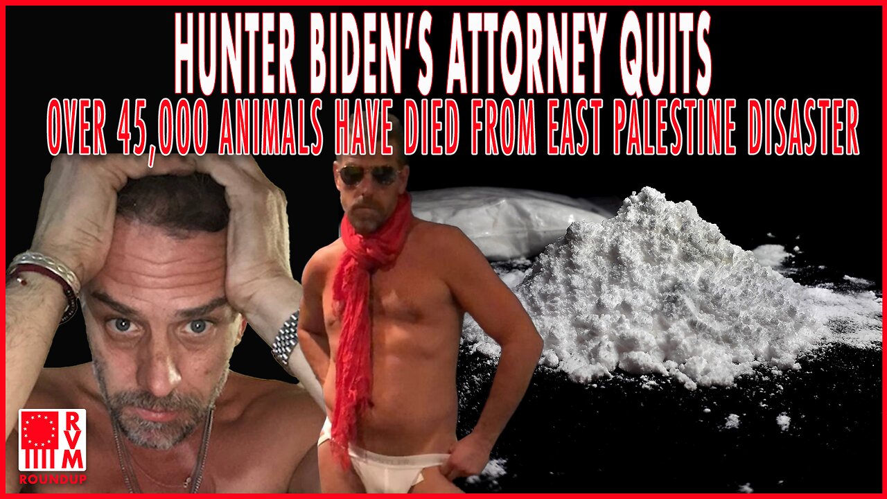 Hunter Biden's Attorney Quits | Over 45,000 Animals Killed So Far in East Palestine | RVM Roundup