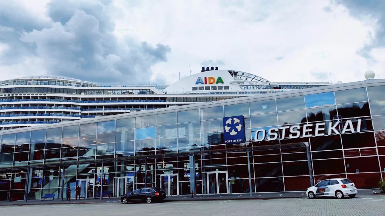 Ostseekai, AIDA Cruise Ship. Kiel,Germany.