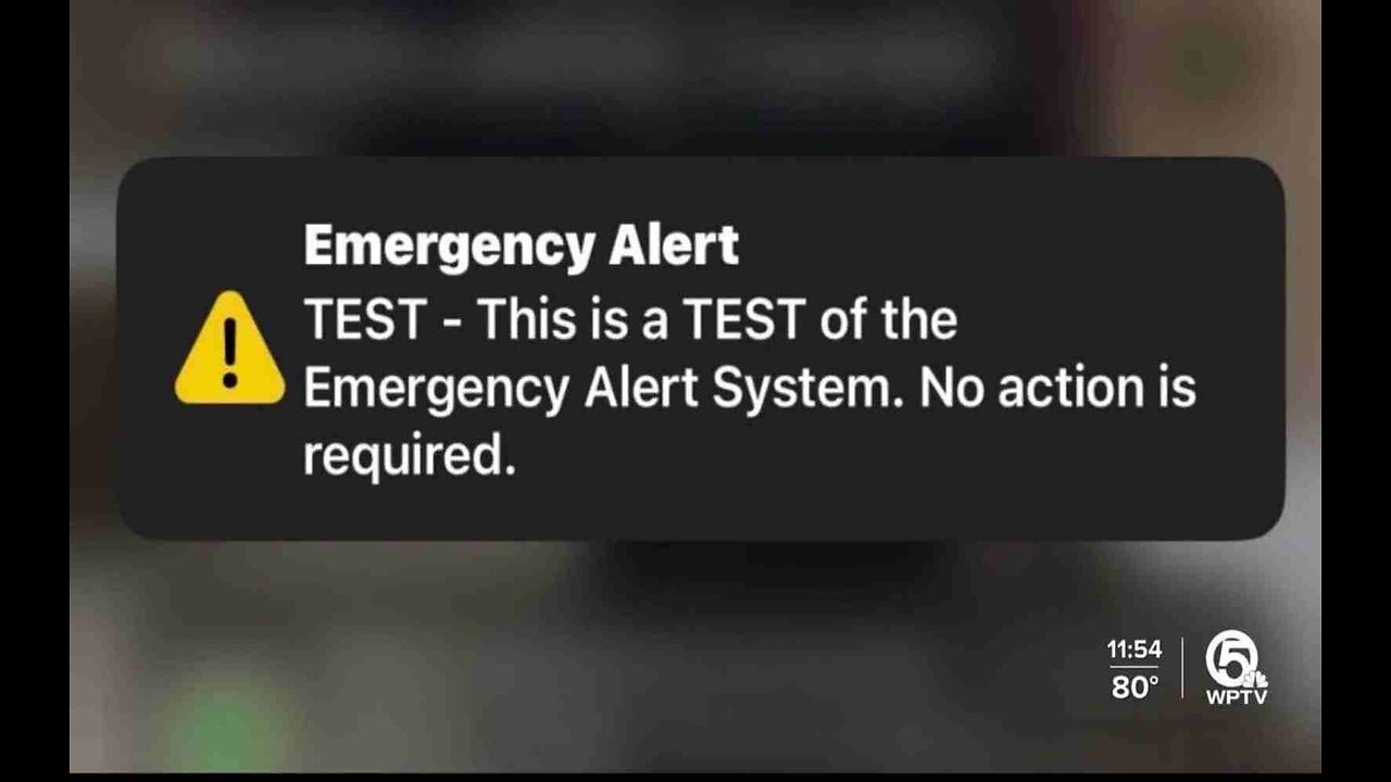 Florida Emergency Alert Test Sent at 445 AM Draws Angry Response From DeSantis