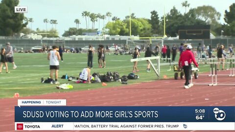 SDUSD voting to add more girls sports