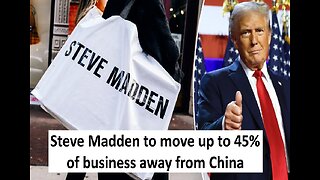 Steve Madden moving production out of China