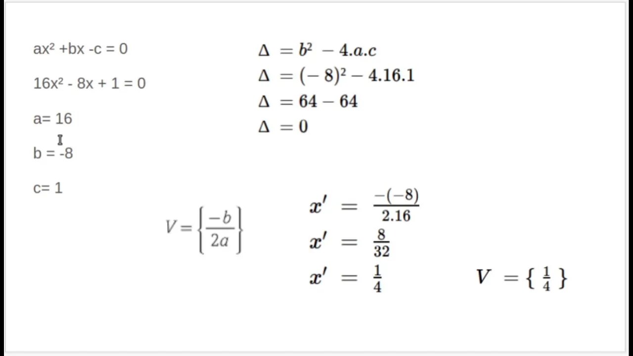 Matemática 7ºano - aula 46 - Exercícios equação de 2º grau [ETAPA]