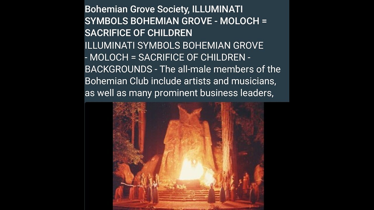 The Bohemian Club aka The Bohemian Grove in California - ABC broadcast from 1982