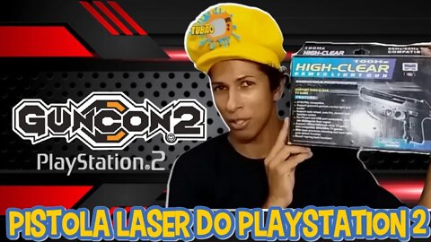 PISTOLA LASER GUN- CON 2 - PLAYSTATION 2