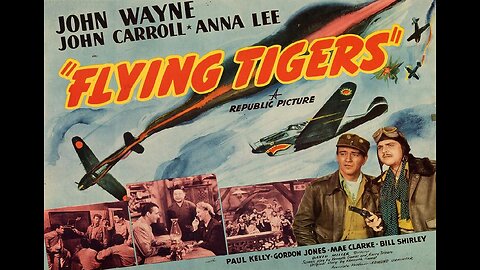 FLYING TIGERS 1942 John Wayne, John Carroll & Anna Lee FULL MOVIE in HD