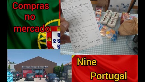 Como é um mercado em uma aldeia Portuguesa