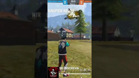 SNIPER M500 MIRA BRANCA DO FREE FIRE