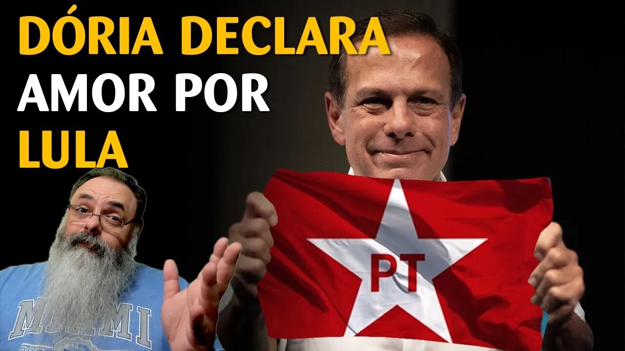 DÓRIA diz que Lula tem HISTÓRIA, tem RESPEITO, e que prefere Lula à Bolsonaro