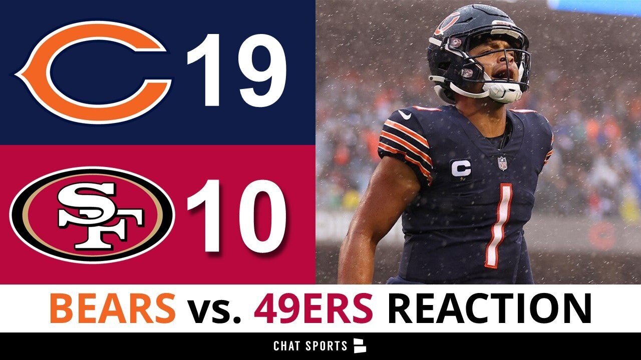 Chicago Bears COMEBACK WIN Over 49ers In Season Opener - Full Reaction