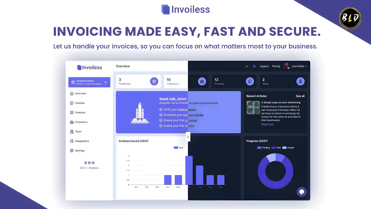 Simplify Your Invoicing Tasks with Our All-in-One Invoicing Solution | Invoiless Lifetime Deal