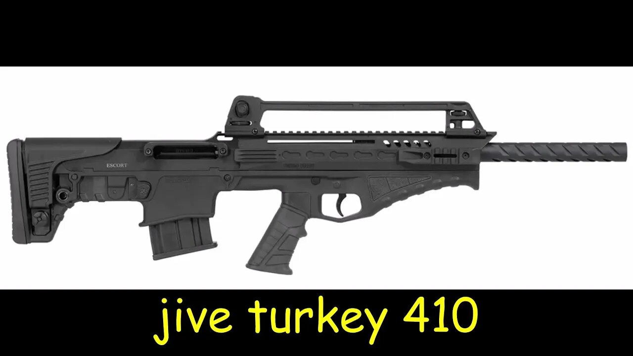 ESCORT 410 BULLPUP SHOTGUN AKA JIVE TURKEY!!