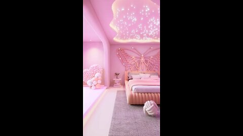 Luxury girls room